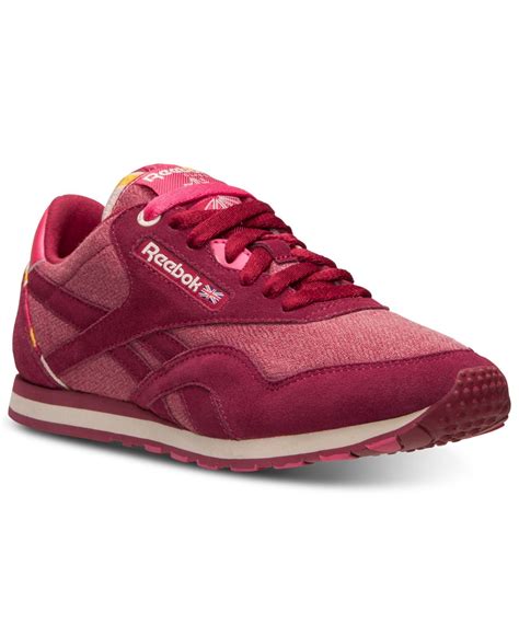 classic nylon reebok womens|reebok classic nylon sneaker.